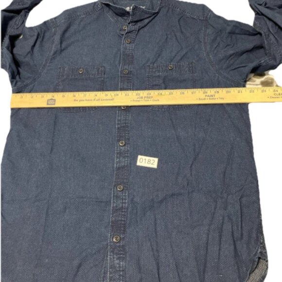 GAP Large Cotton Long Sleeve "Classic worker" Denim Button down collared Shirt - Picture 16 of 16